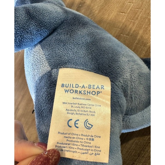 Build a Bear T Rex Tyrannosaurus Dinosaur Plush Stuffed Animal 16" Blue Roars - Picture 7 of 9